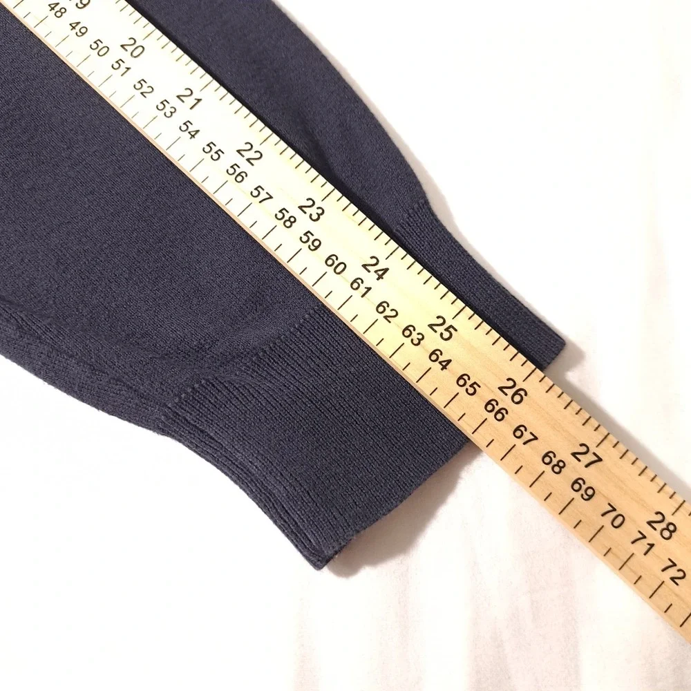 Polo Ralph Lauren Men's Long Sleeve Sweater V-Neck 100% Pima Cotton Navy Blue XL
